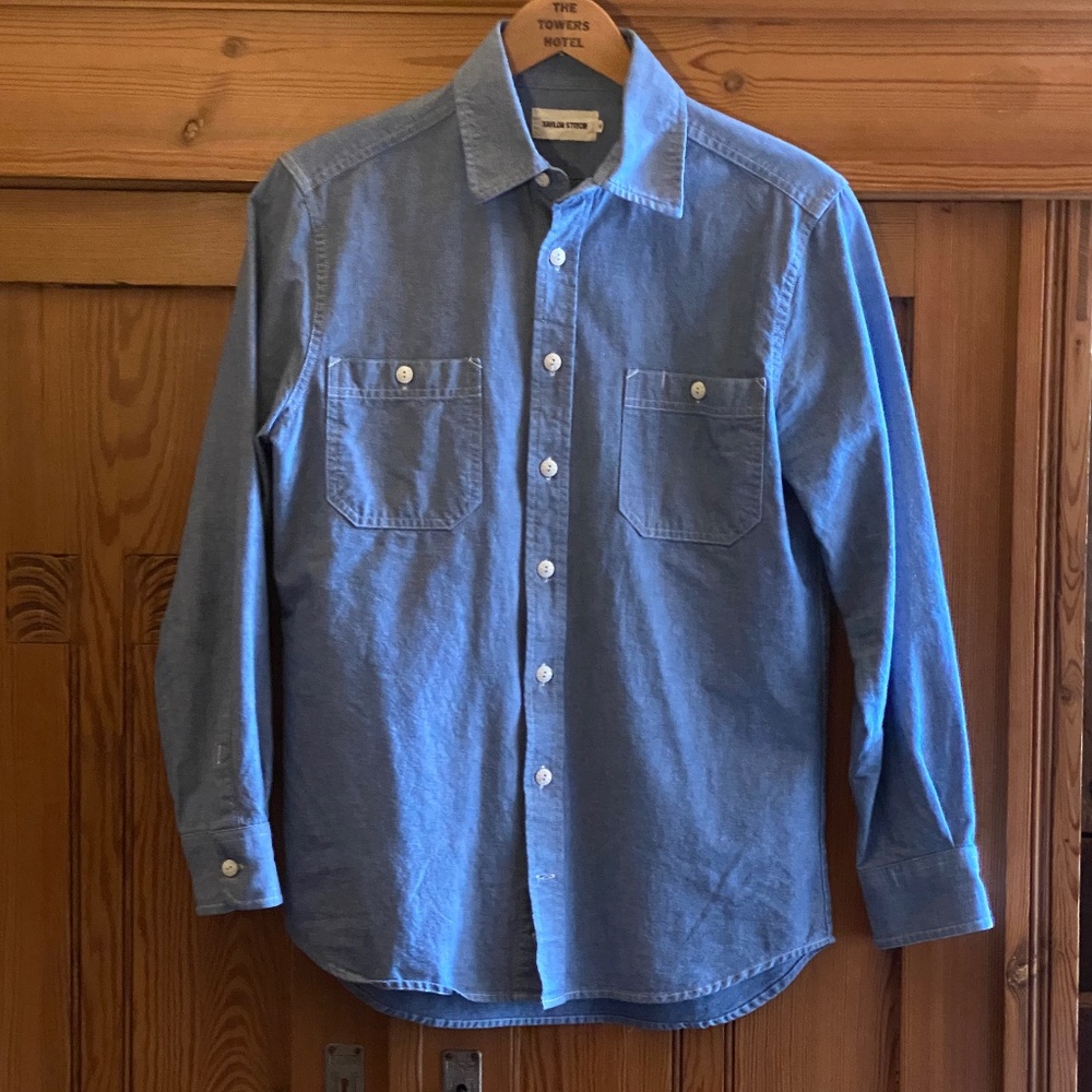 Taylor Stitch Light Blue Long Sleeve Button Down Shirt XS/36